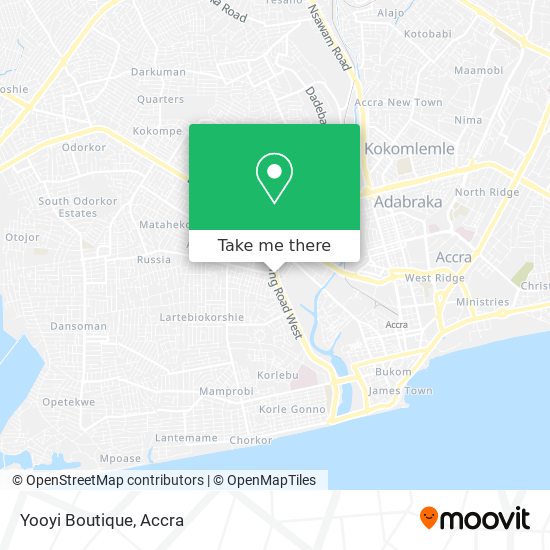 Yooyi Boutique map