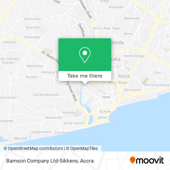 Bamson Company Ltd-Sikkens map