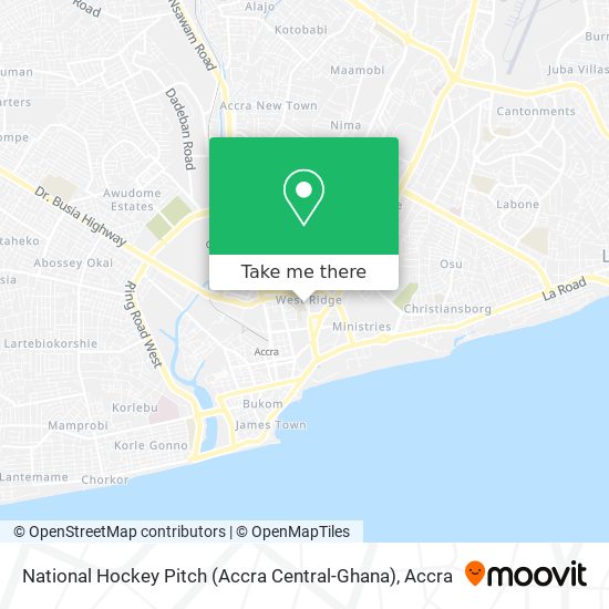 National Hockey Pitch (Accra Central-Ghana) map