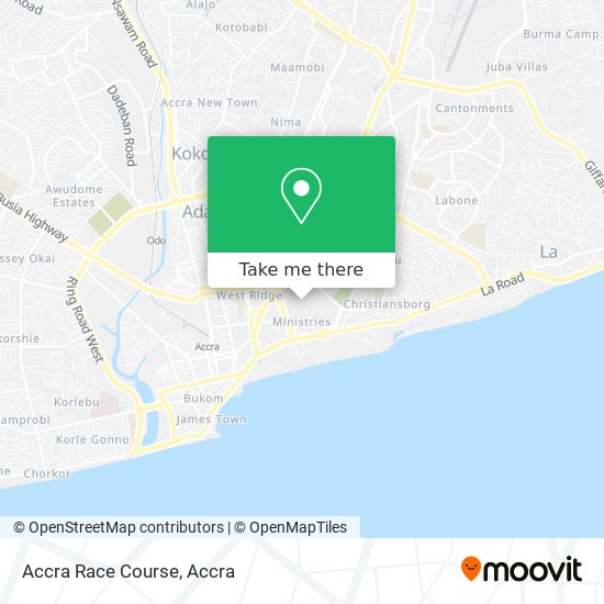 Accra Race Course map