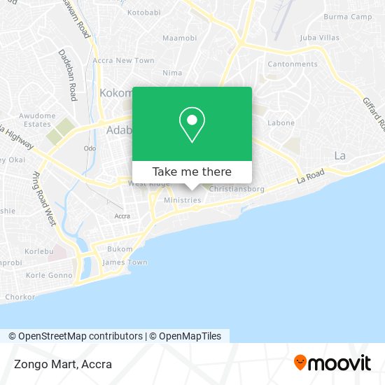 Zongo Mart map