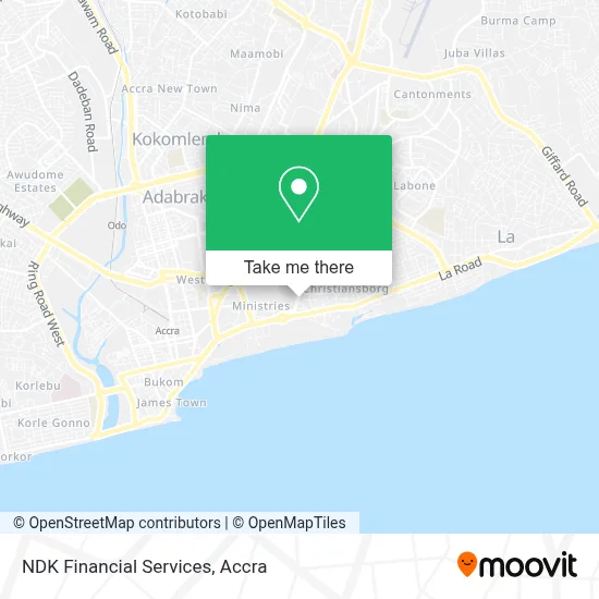 NDK Financial Services map