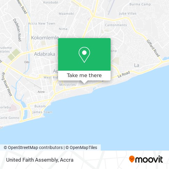 United Faith Assembly map