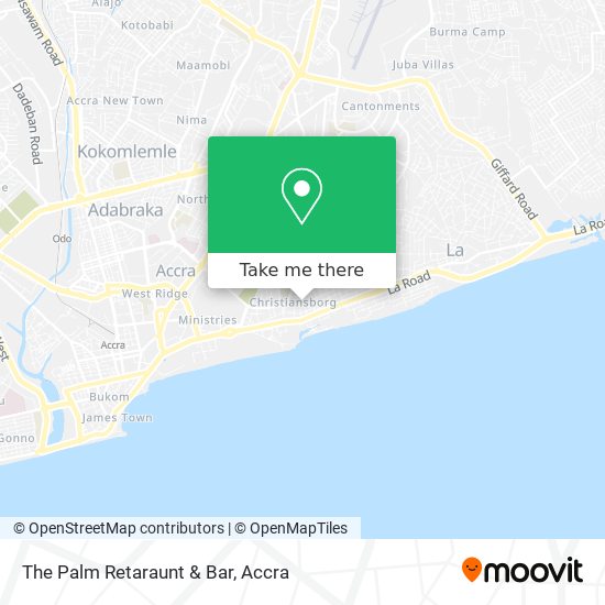 The Palm Retaraunt & Bar map