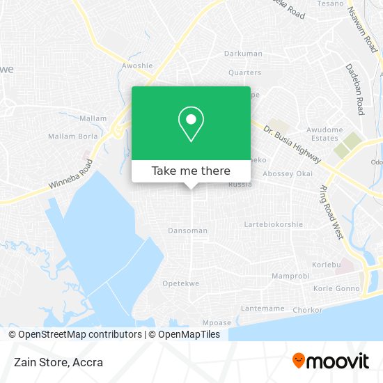 Zain Store map