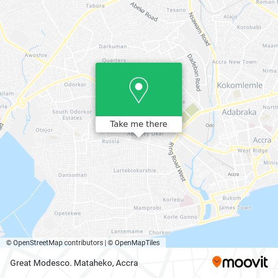 Great Modesco. Mataheko map