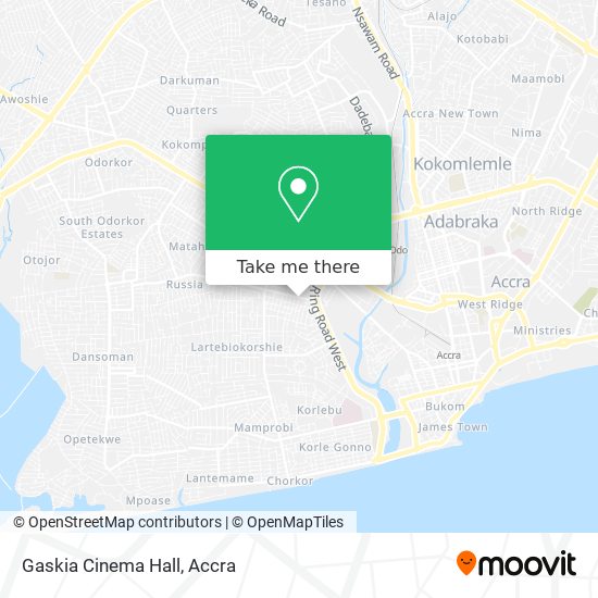 Gaskia Cinema Hall map