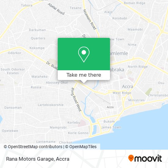 Rana Motors Garage map