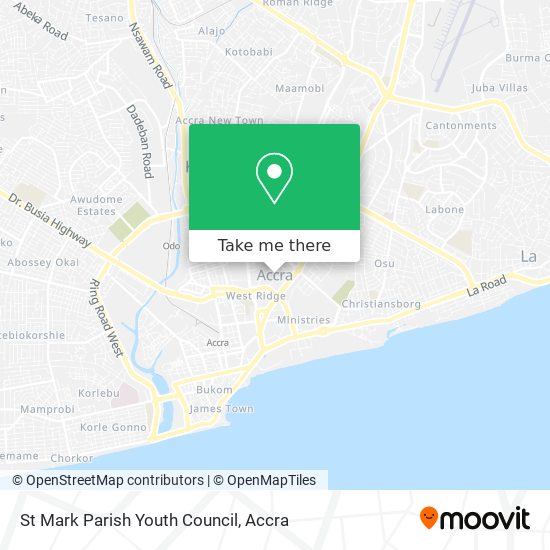 St Mark Parish Youth Council map