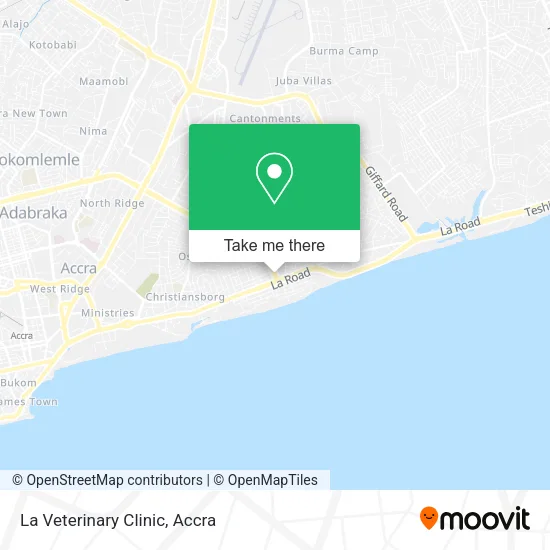 La Veterinary Clinic map