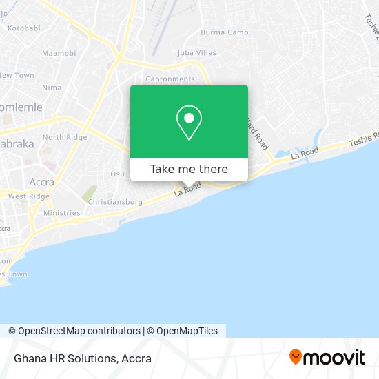 Ghana HR Solutions map