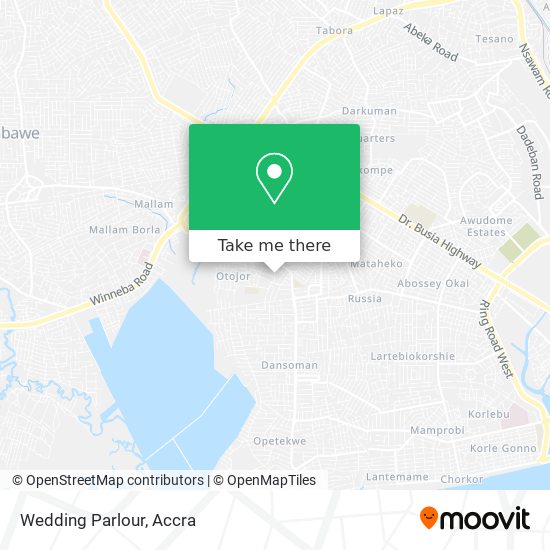 Wedding Parlour map