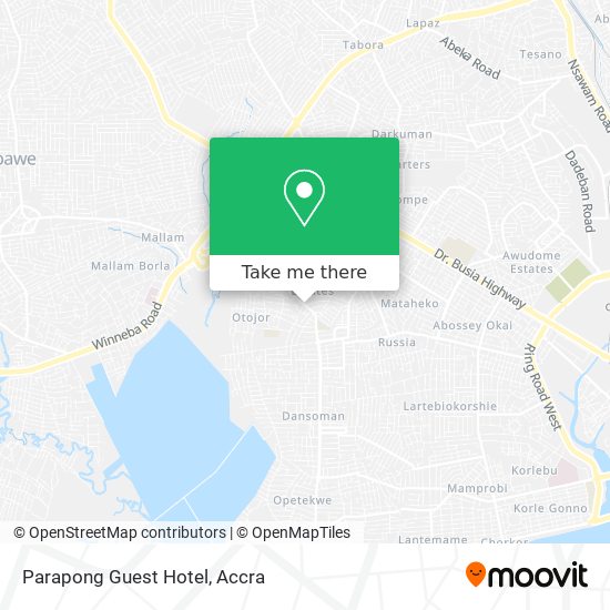 Parapong Guest Hotel map