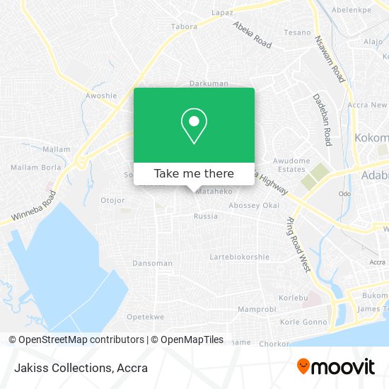 Jakiss Collections map