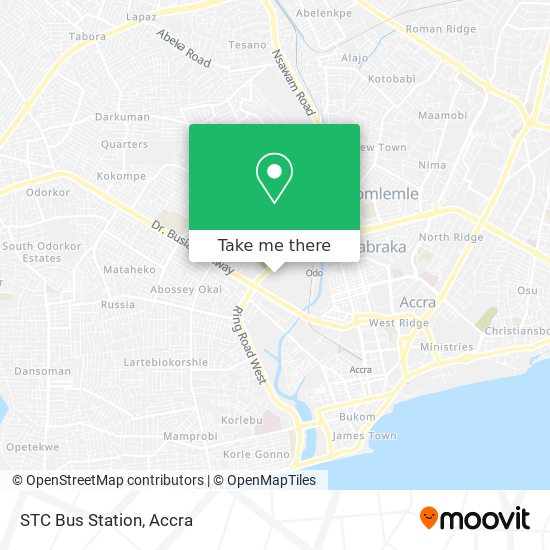 STC Bus Station map