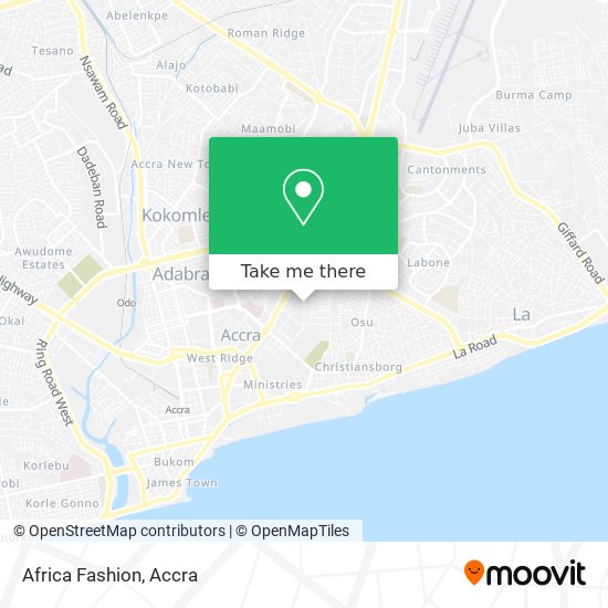 Africa Fashion map