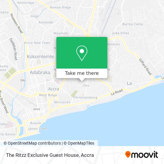 The Ritzz Exclusive Guest House map