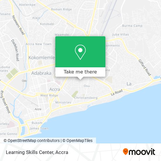 Learning Skills Center map