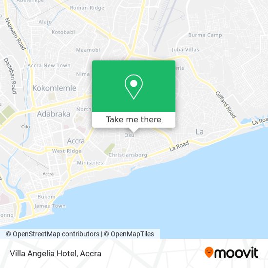 Villa Angelia Hotel map