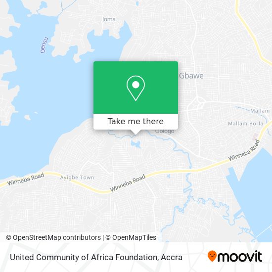 United Community of Africa Foundation map