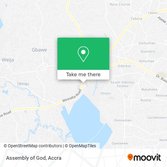 Assembly of God map