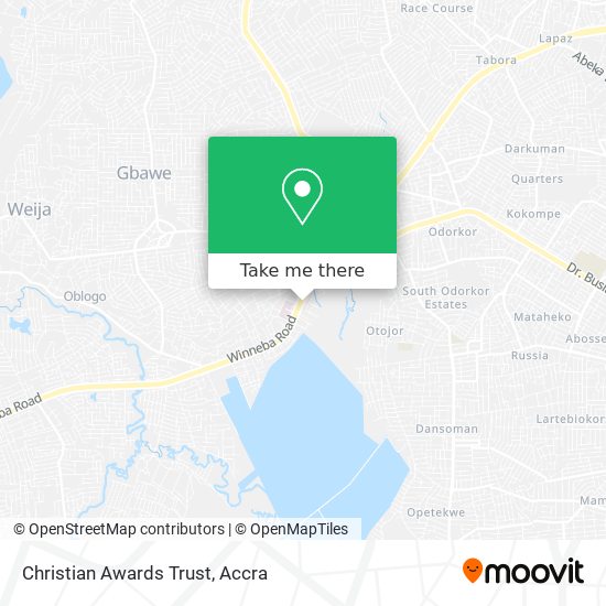 Christian Awards Trust map