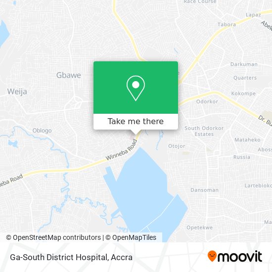 Ga-South District Hospital map