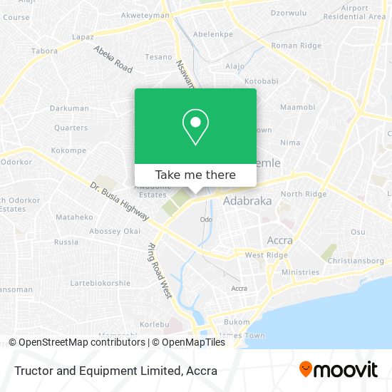 Tructor and Equipment Limited map