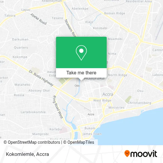 Kokomlemle map