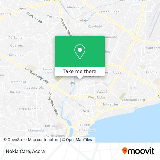 Nokia Care map