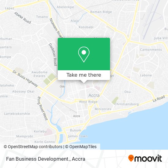 Fan Business Development. map