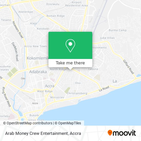 Arab Money Crew Entertainment map