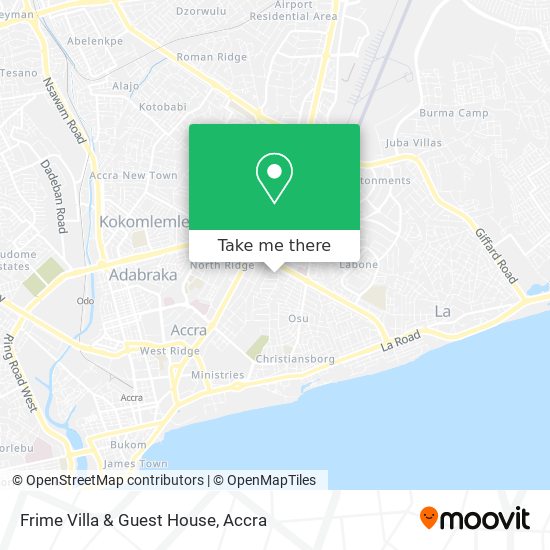Frime Villa & Guest House map