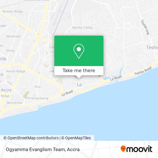 Ogyamma Evanglism Team map