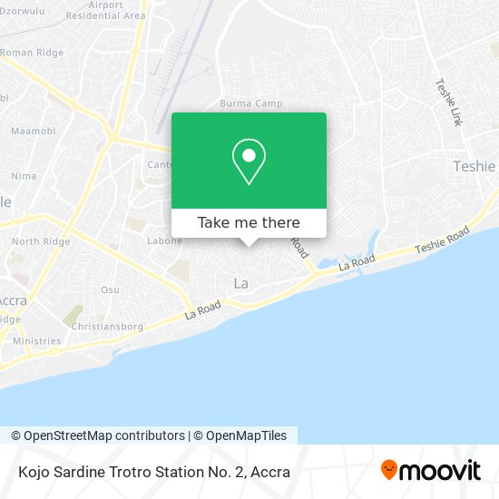 Kojo Sardine Trotro Station No. 2 map