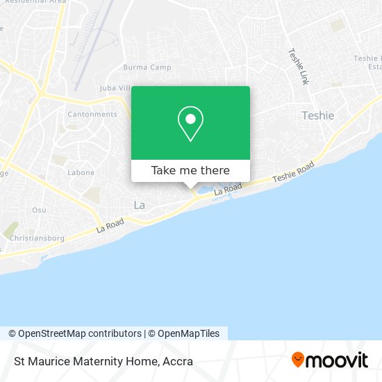 St Maurice Maternity Home map