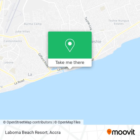 Laboma Beach Resort map