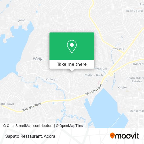 Sapato Restaurant map