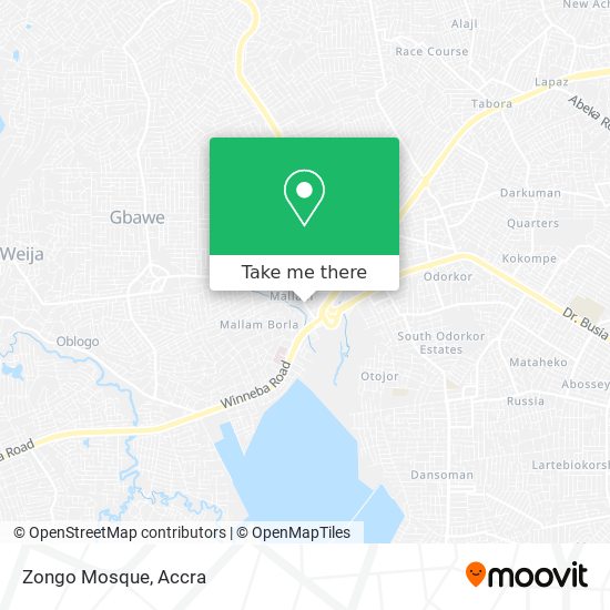 Zongo Mosque map