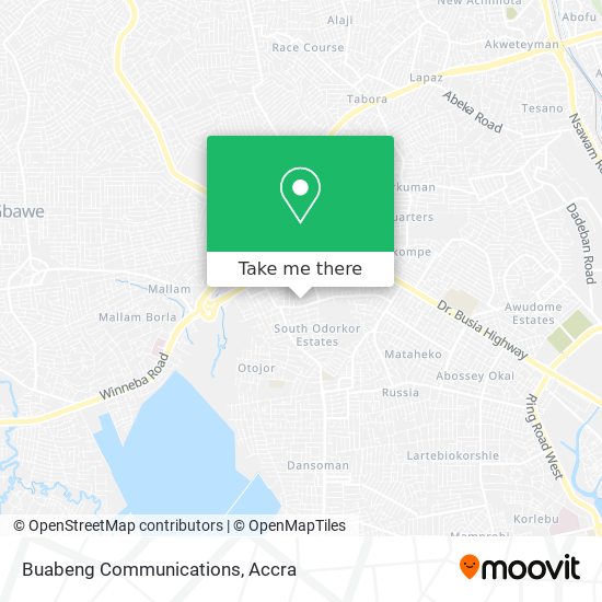 Buabeng Communications map