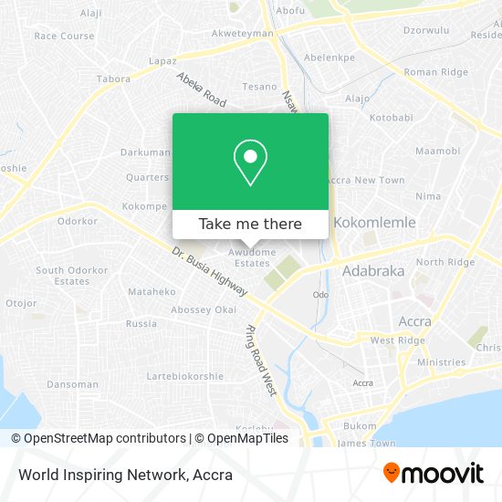 World Inspiring Network map