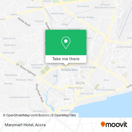 Marymart Hotel map