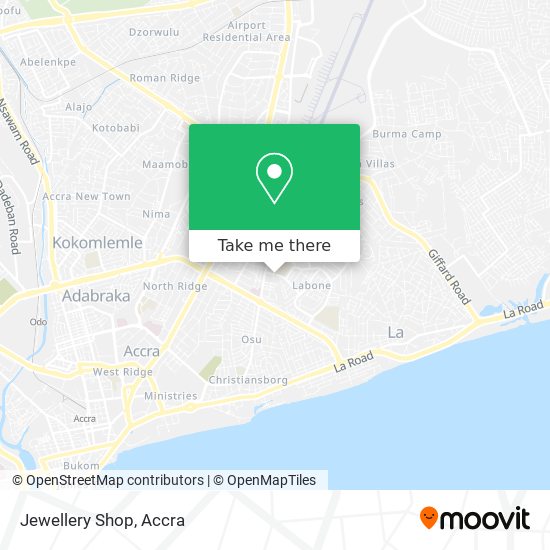 Jewellery Shop map