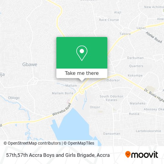 57th,57th Accra Boys and Girls Brigade map