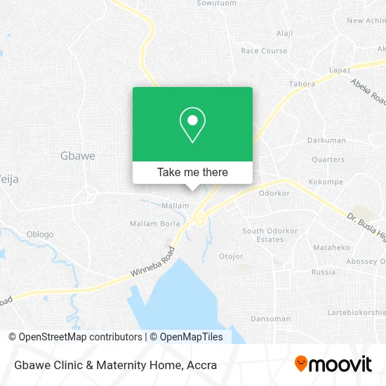 Gbawe Clinic & Maternity Home map