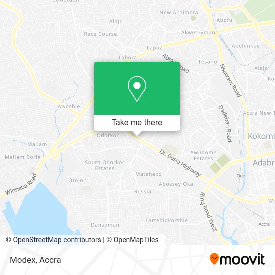 Modex map