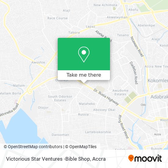 Victorious Star Ventures -Bible Shop map