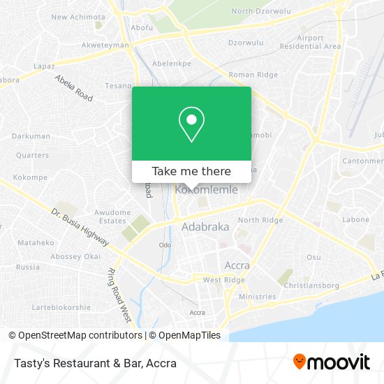 Tasty's Restaurant & Bar map
