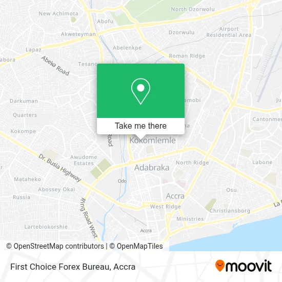 First Choice Forex Bureau map