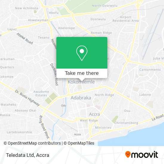Teledata Ltd map